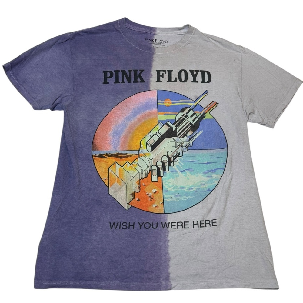 Pink Floyd Lavender and White Tee